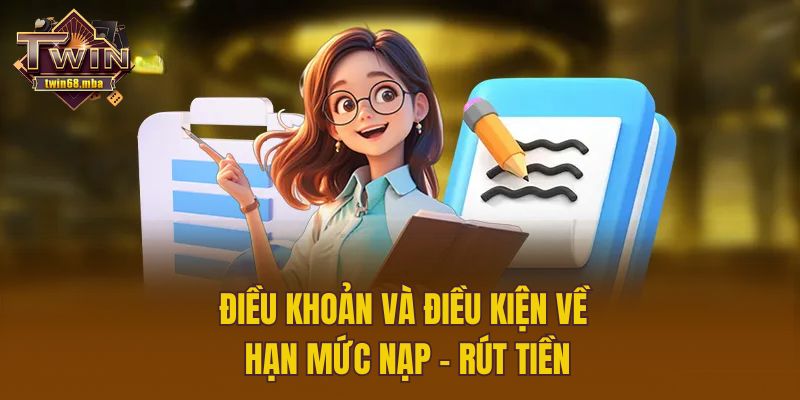 Điều khoản và điều kiện về hạn mức nạp - rút tiền