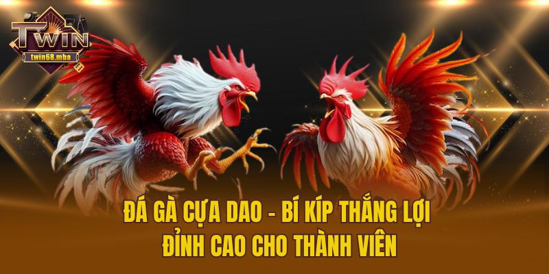 Đá Gà Cựa Dao - Bí Kíp Thắng Lợi Đỉnh Cao Cho Thành Viên