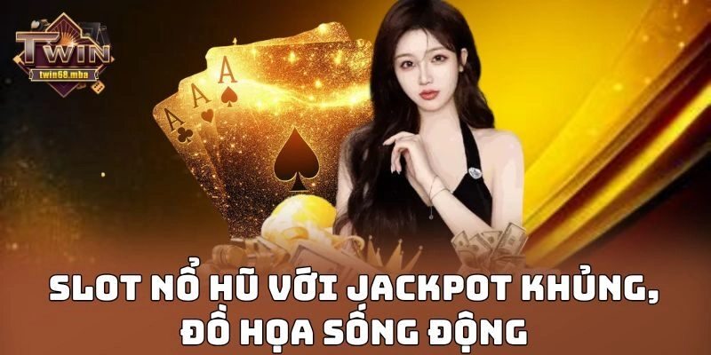 Slot nổ hũ với jackpot khủng, đồ họa sống động